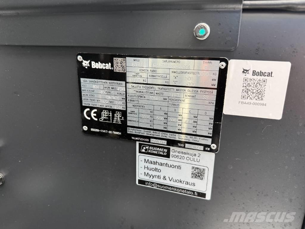 Bobcat B35NS Trukki Elektro Stapler