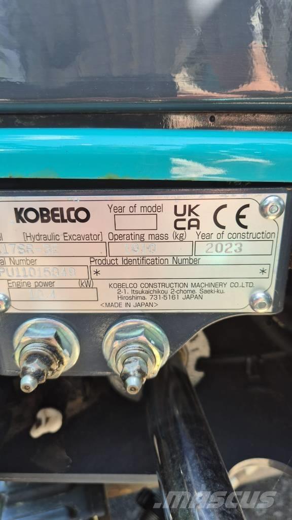 Kobelco SK 17 SR Minibagger < 7t