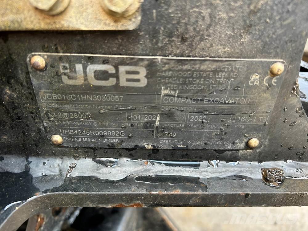 JCB 16C-1 Minibagger < 7t