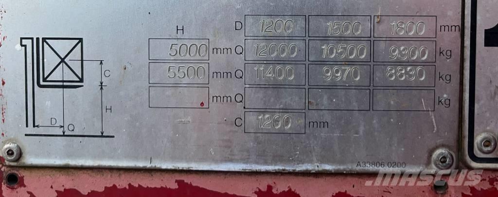 Kalmar DCE 120-12 Diesel Stapler