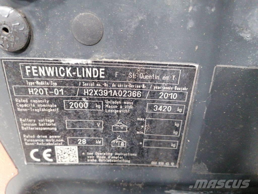 Linde H20T-01 Gas Stapler