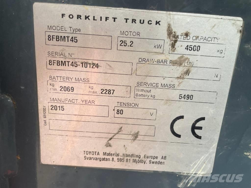 Toyota 8 FBMT 45 Elektro Stapler