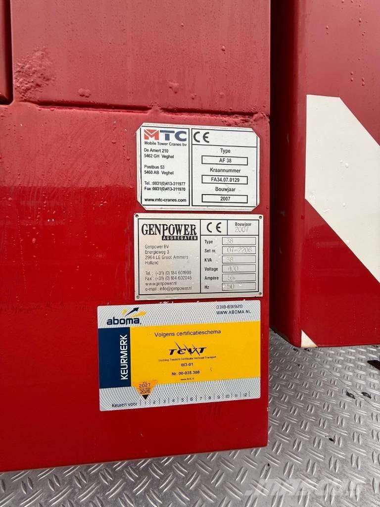 Faun AF 38 Turmdrehkrane