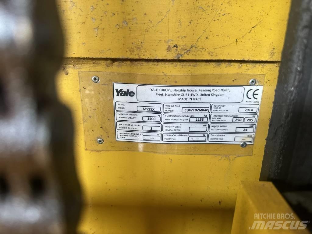 Yale ms15x Deichselstapler
