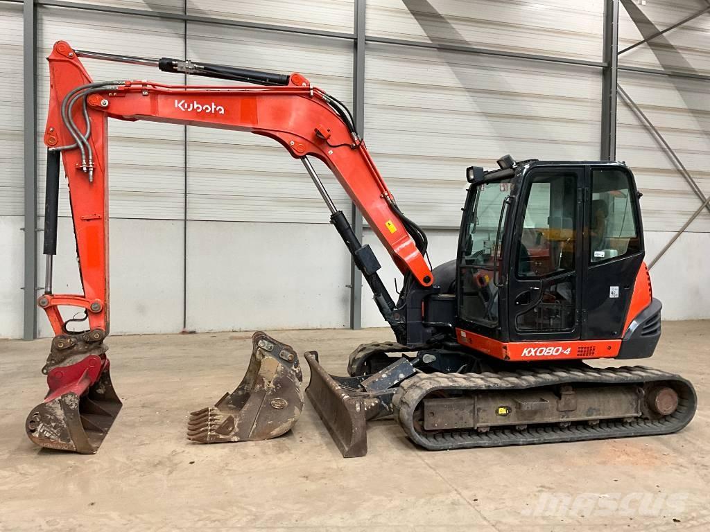 Kubota KX 080-4 Midibagger  7t - 12t