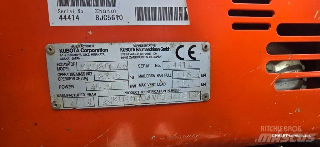 Kubota KX 80-4 Midibagger  7t - 12t