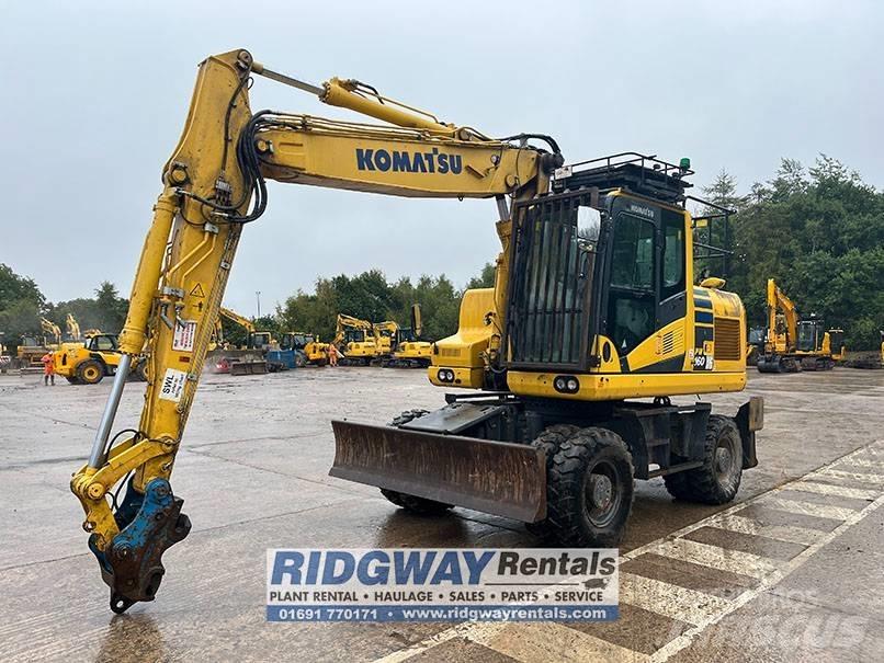 Komatsu PW 160 Mobilbagger
