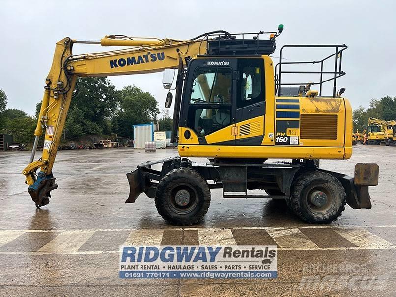 Komatsu PW 160 Mobilbagger
