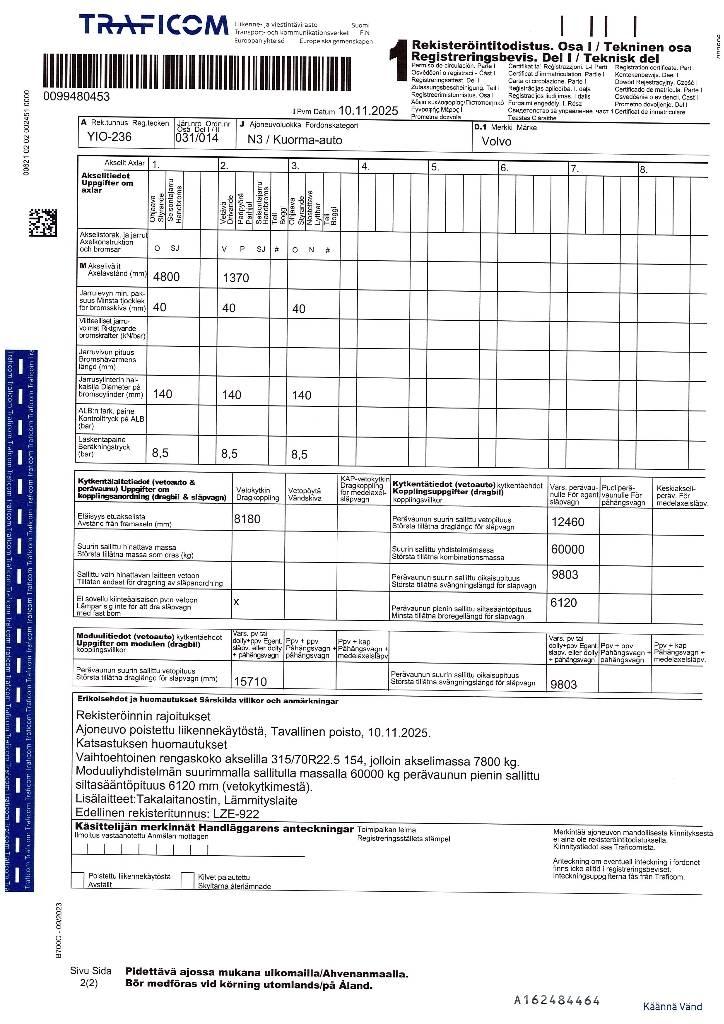Volvo FH 13 Kastenaufbau