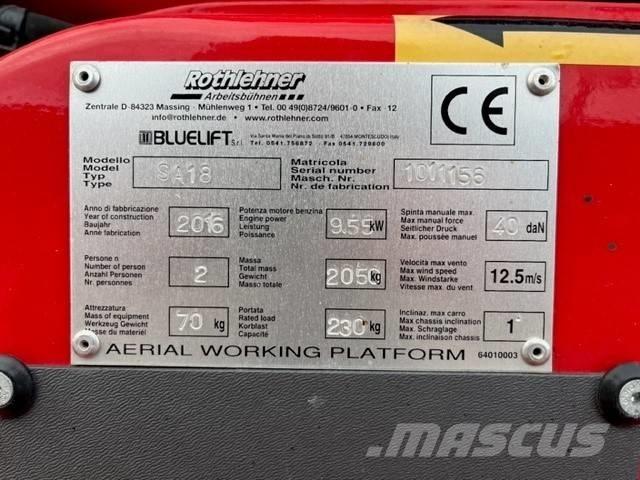 Bluelift SA 18 Kompakte selbstfahrende Hebebühnen