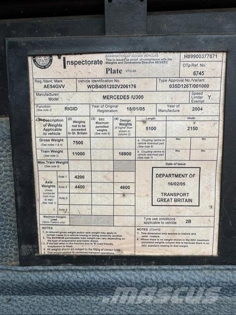 Unimog U300 Arbeitsfahrzeuge