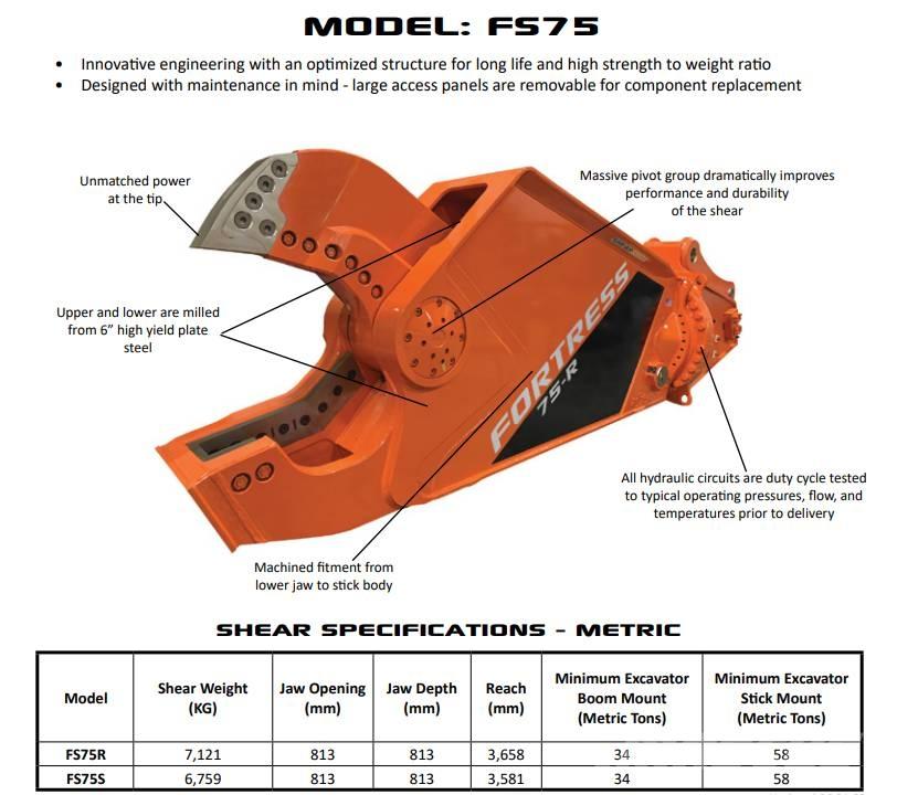  Fortress FS75 Pulverisierer
