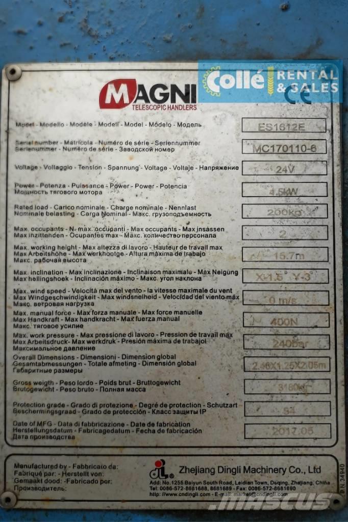 Magni ES 1612 E | 2017 Scheren-Arbeitsbühnen