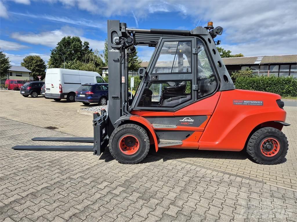 Linde H80D-03/1100 Diesel Stapler