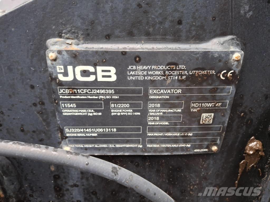 JCB 110 W Hydradig Mobilbagger