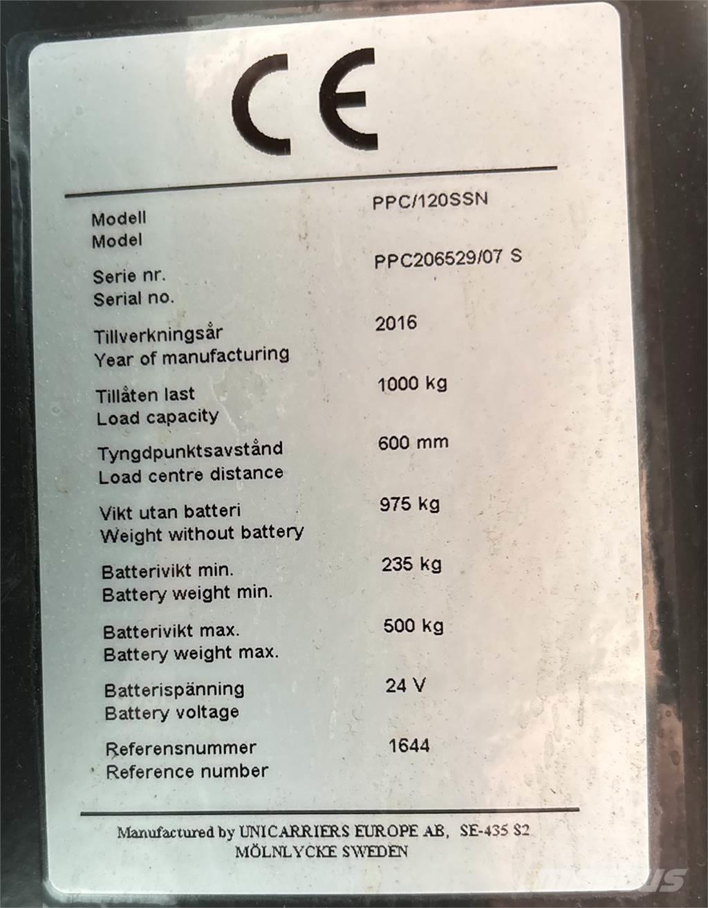 Atlet PPC120 Niederhub-Kommissionierer