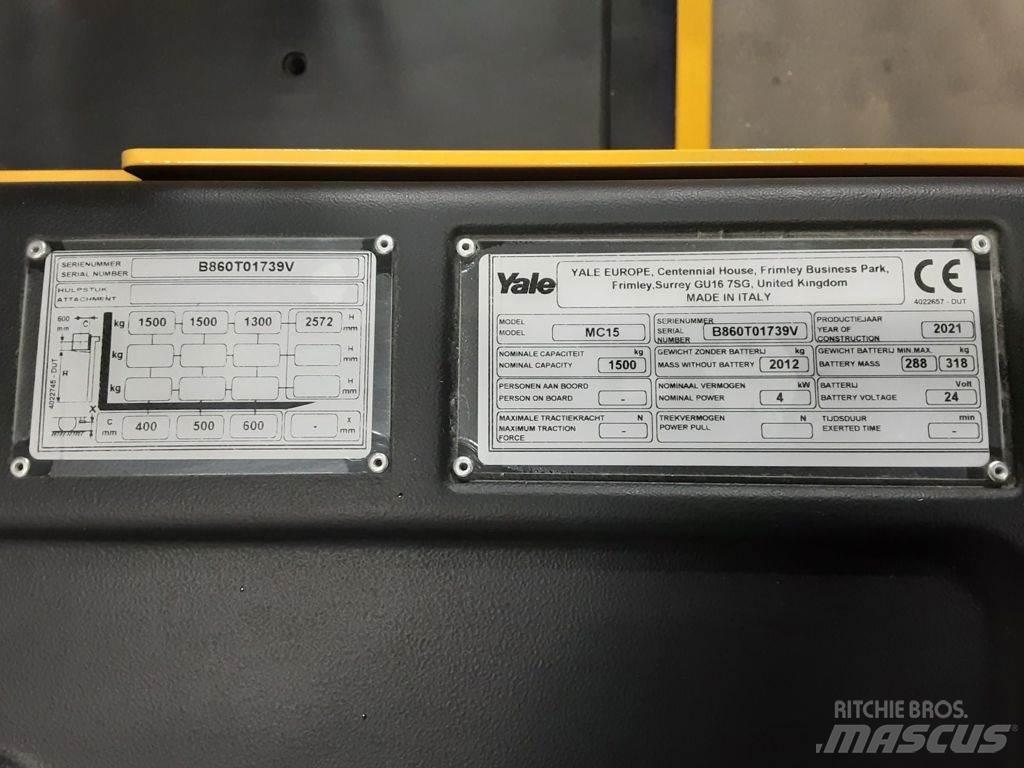 Yale MC15 Schubmaststapler
