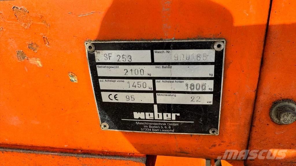 Weber SF253 Asphalt-Splitmaschinen