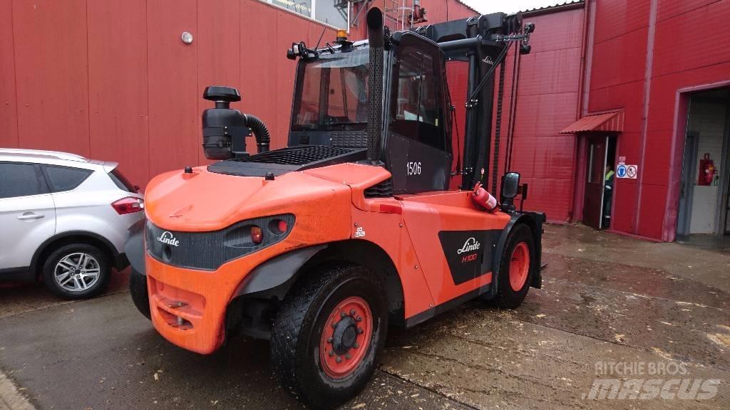 Linde H100D Diesel Stapler