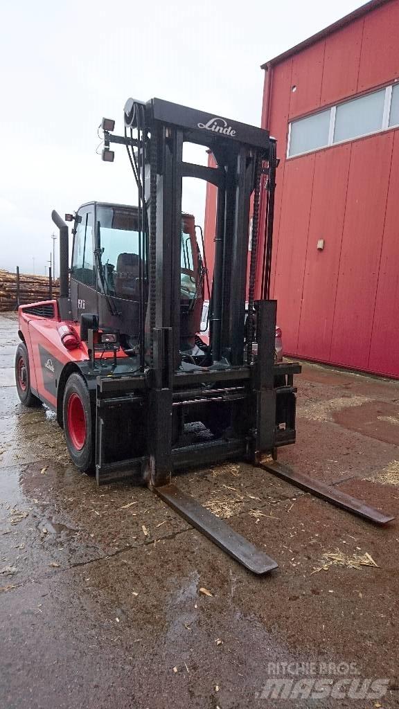 Linde H100D Diesel Stapler
