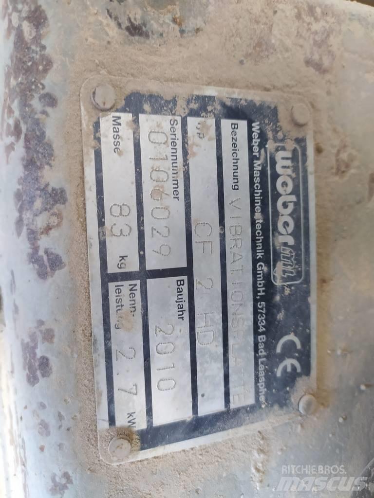 Weber CF2 Erdbauwalzen