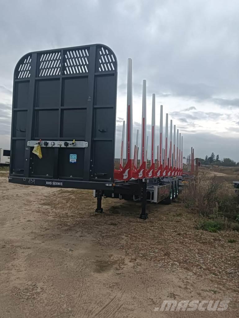  MHS Timber carrier Holzanhänger