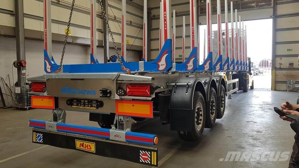  MHS Timber carrier Holzanhänger