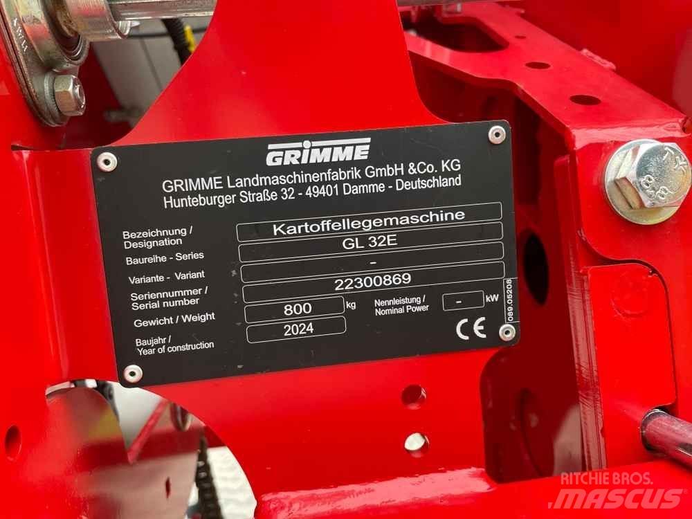 Grimme GL 32 E Kartoffellegemaschinen
