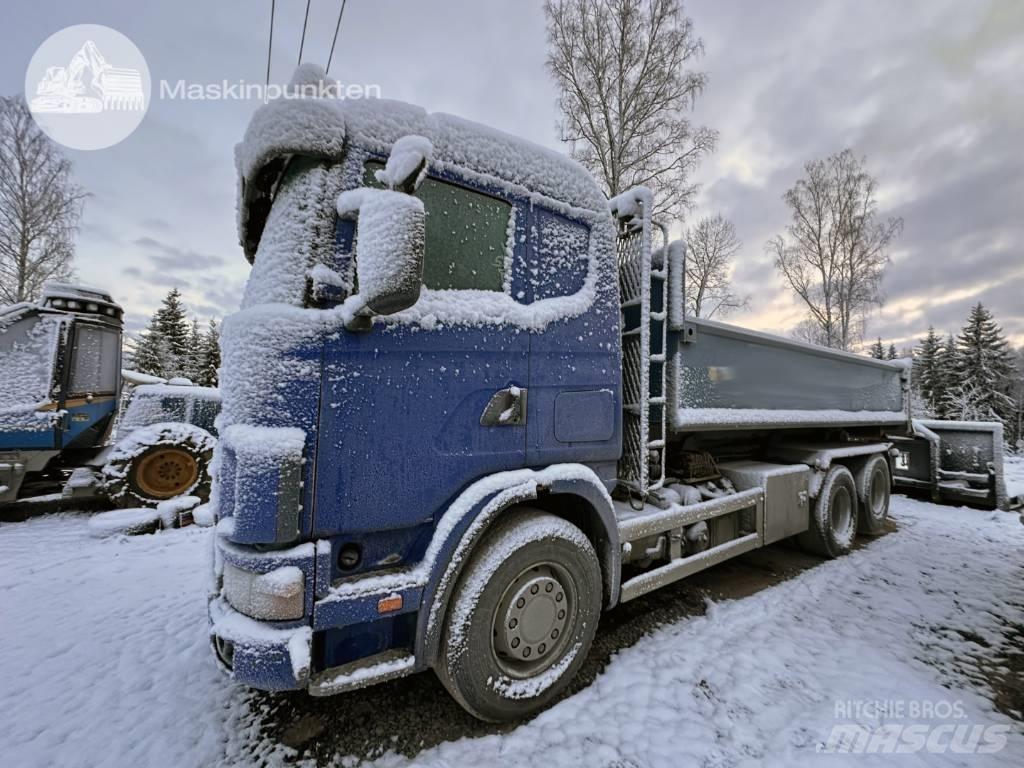 Scania R 124 GB 470 Abrollkipper