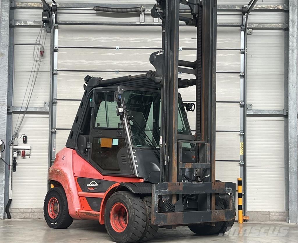 Linde H80D-03 Diesel Stapler