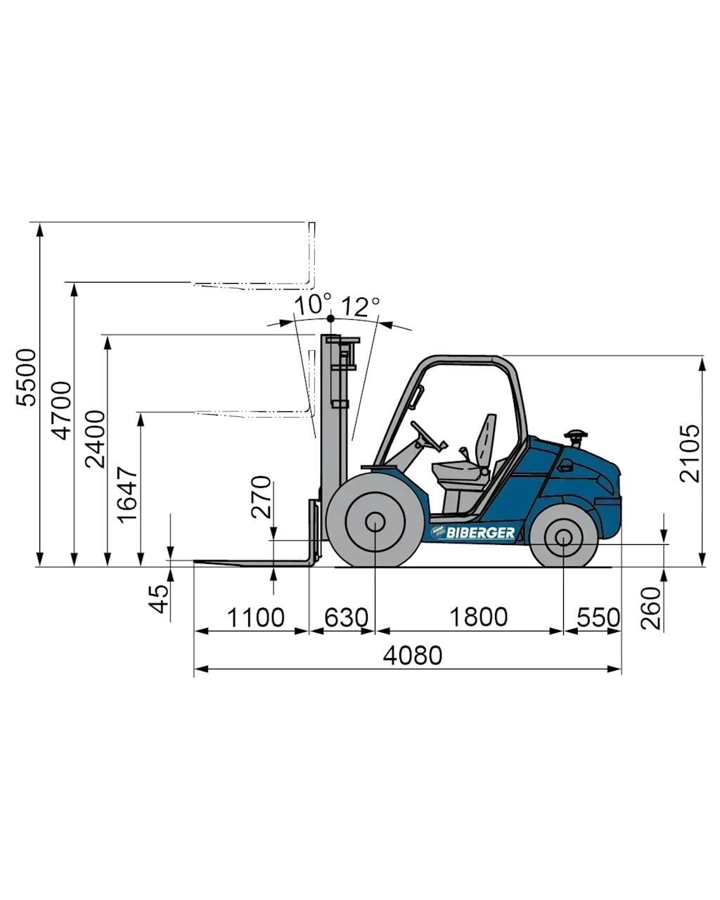 Manitou MSI 30 Diesel Stapler
