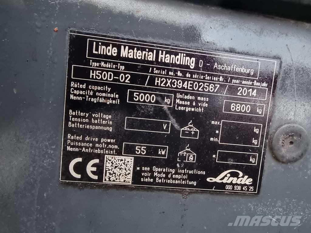 Linde H 50 D Diesel Stapler