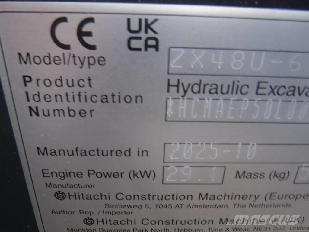 Hitachi ZX 48 U-6 Minibagger < 7t