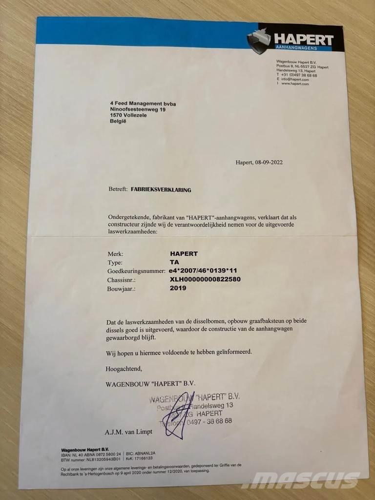 Hapert LF2 Autotransport-Anhänger