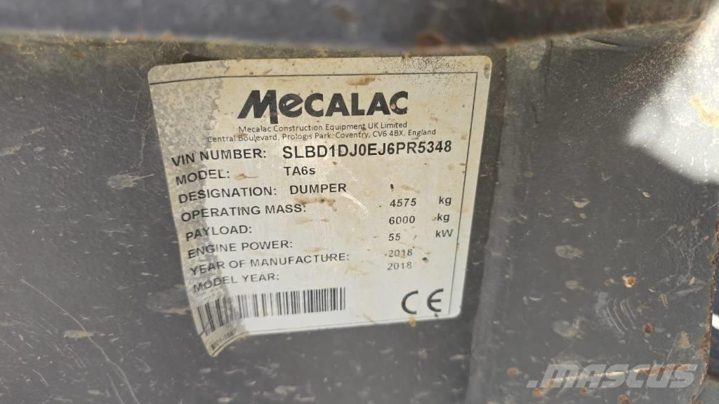 Mecalac TA 6 S Dumper - Knickgelenk