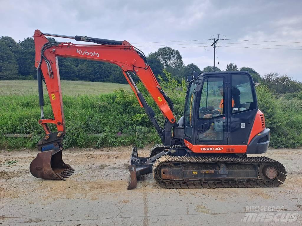 Kubota KX 080-4 Midibagger  7t - 12t