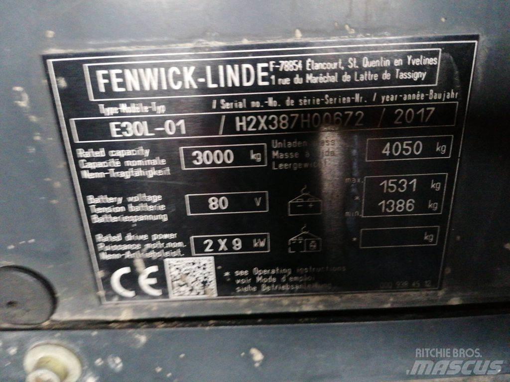 Linde E30L-01 Elektro Stapler