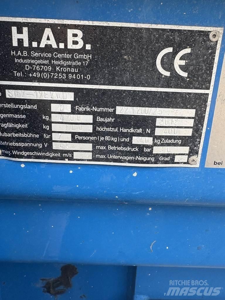  H.A.B S152 12e Scheren-Arbeitsbühnen