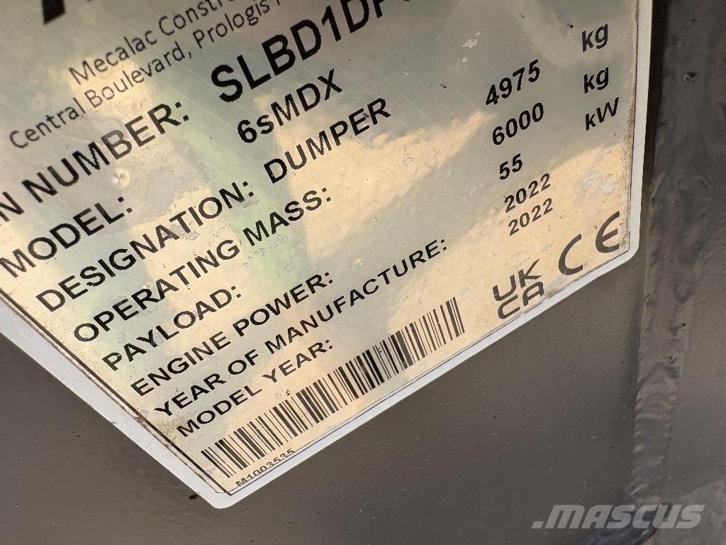 Mecalac 6 SMDX Minidumper