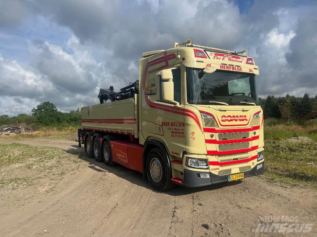 Scania R 520 Tridem Kranwagen