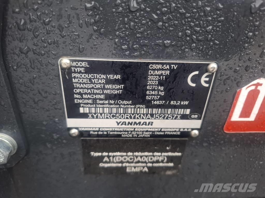 Yanmar C 50 R-5A Raupendumper