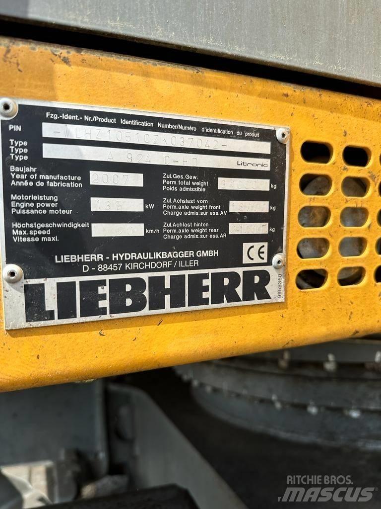 Liebherr A 924C-HD Mobilbagger
