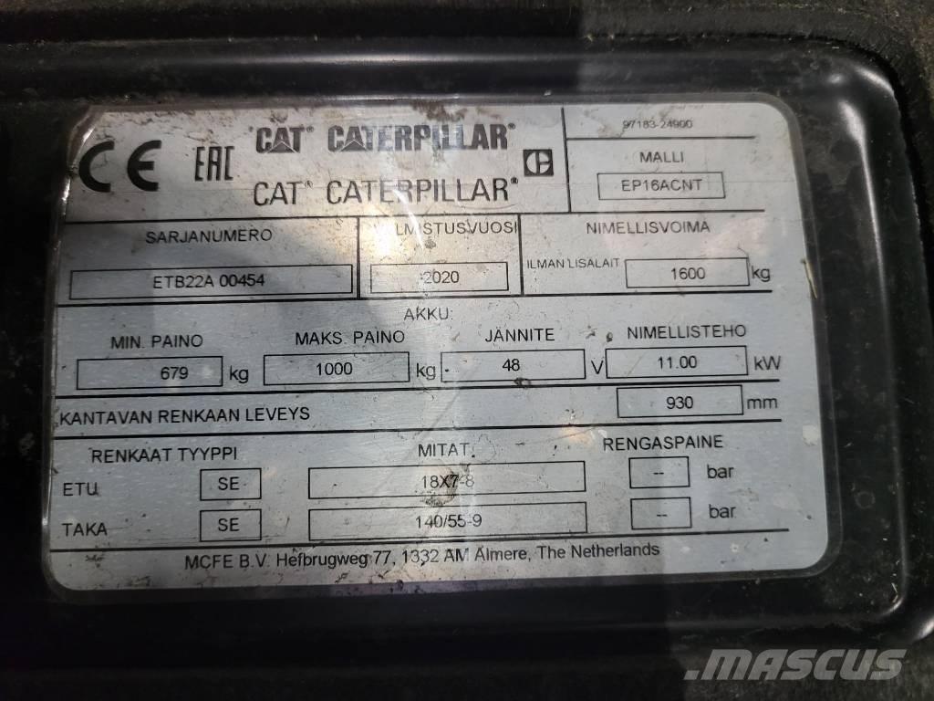 CAT EP16ACNT Elektro Stapler