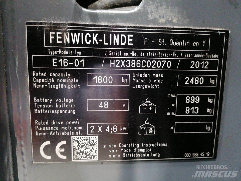 Linde E16-01 Elektro Stapler