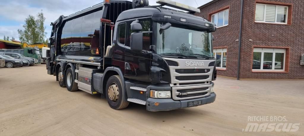 Scania P340 Gas Müllwagen