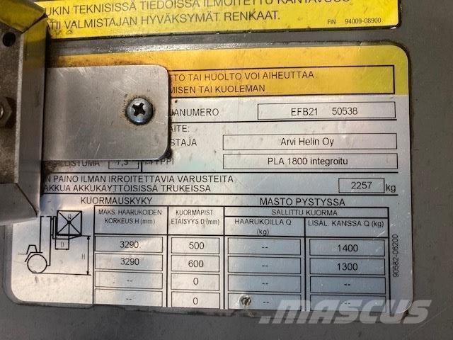 Mitsubishi FB15PNT Elektro Stapler