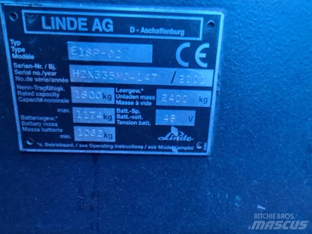 Linde E16P Elektro Stapler