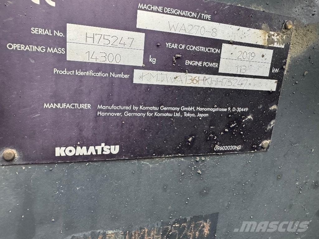 Komatsu WA 270-8 Radlader