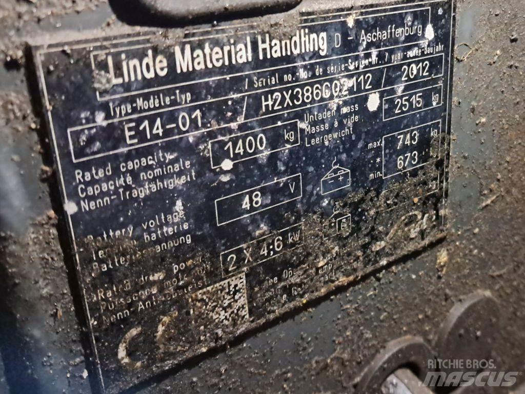 Linde E14-01 Elektro Stapler