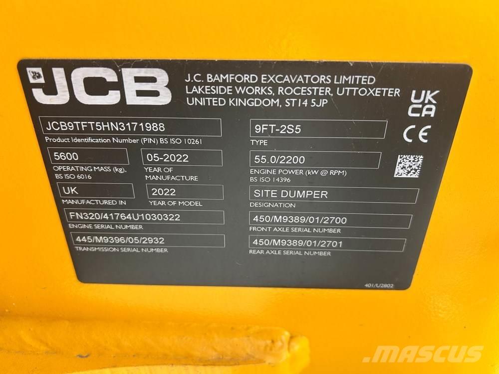 JCB 9TFT-2 Minidumper